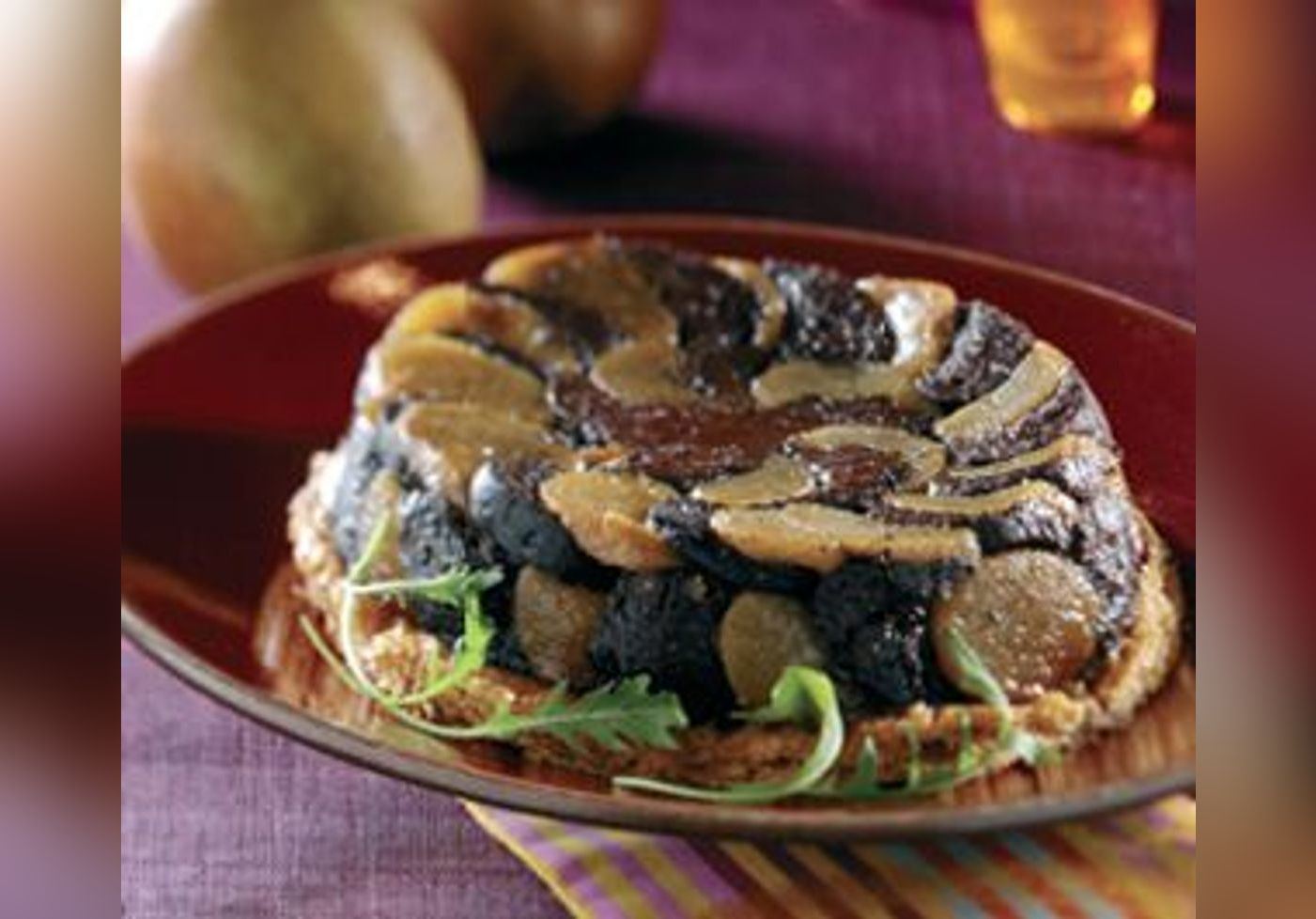 Tarte Tatin Aux Poires Angelys Et Boudin Noir Recette Version Femina