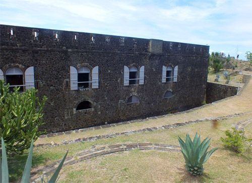 Le Fort Napoléon, aux Saintes, en Guadeloupe.