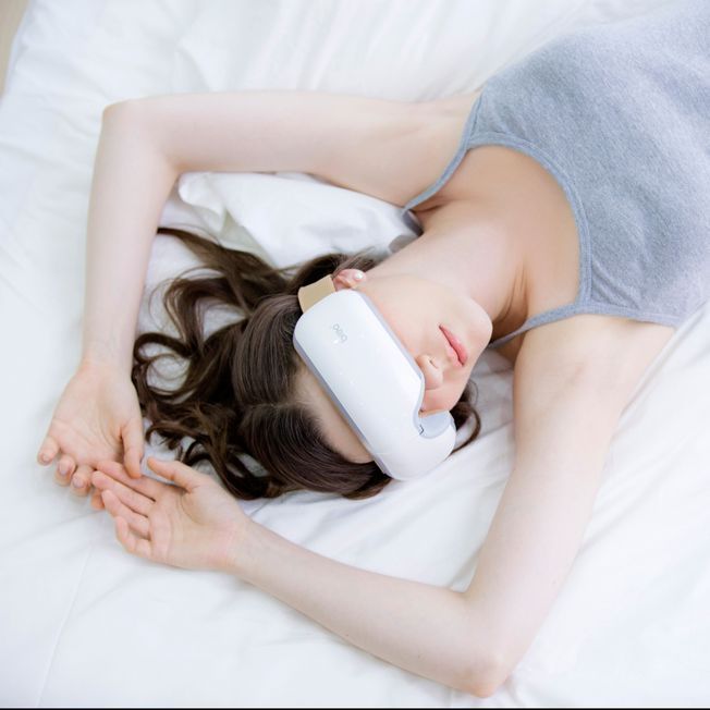 Masque Pour Les Yeux Avec Poids Et Lavande - Pour Sommeil, Méditation, Relaxation, Cadeau Bien-être (lot De 2, Blanc Et Violet)