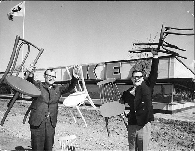 Ingvar Kamprad, fondateur d'Ikea en décembre 1968.