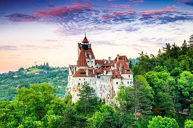 Le château de Bran en Roumanie.