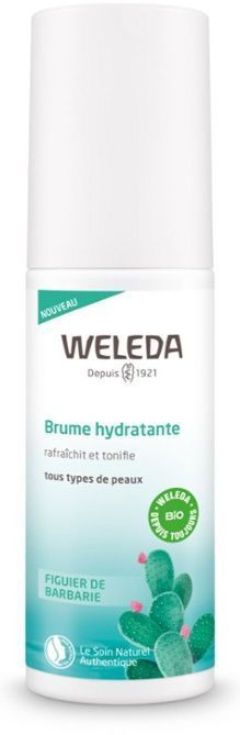 Le test de la brume hydratante Weleda.