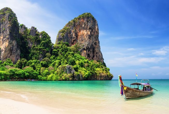 Railay Beach en Thaïlande.