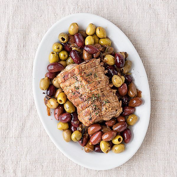 recette roti de porc aux olives 