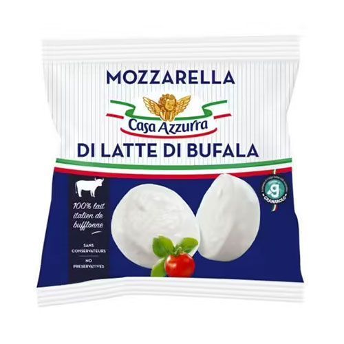 Mozzarella di latte di Bufala, au lait de bufflonne, Casa Azzurra