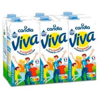 Rappel produit lait viva Candia
