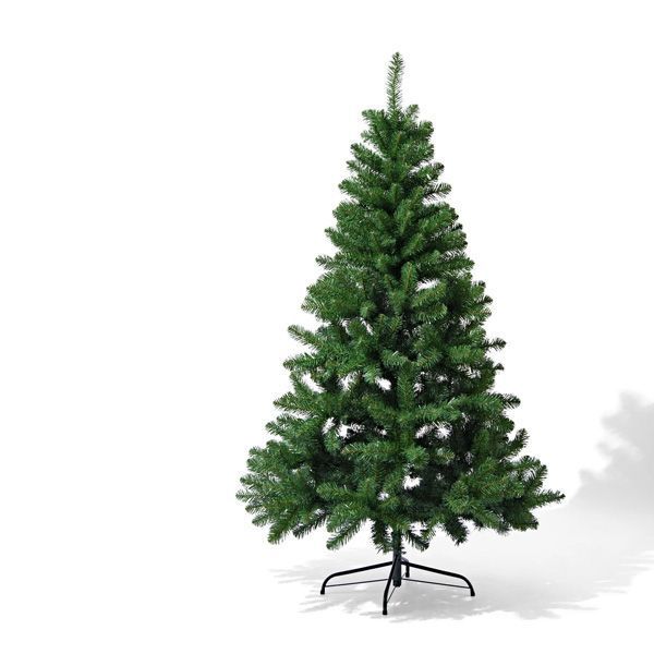 Support De Sapin De Noël Pour Arbre Réel Jusqu’à 2,4 M – Base Métal Robuste, Réservoir Eau 3,3 L – 4 Vis De Fixation – Vert/rouge Festif