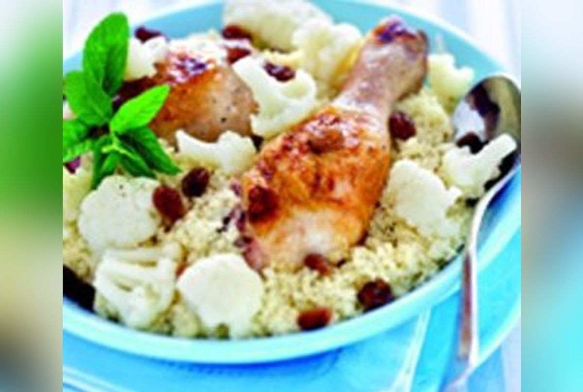Couscous de choufleur au poulet