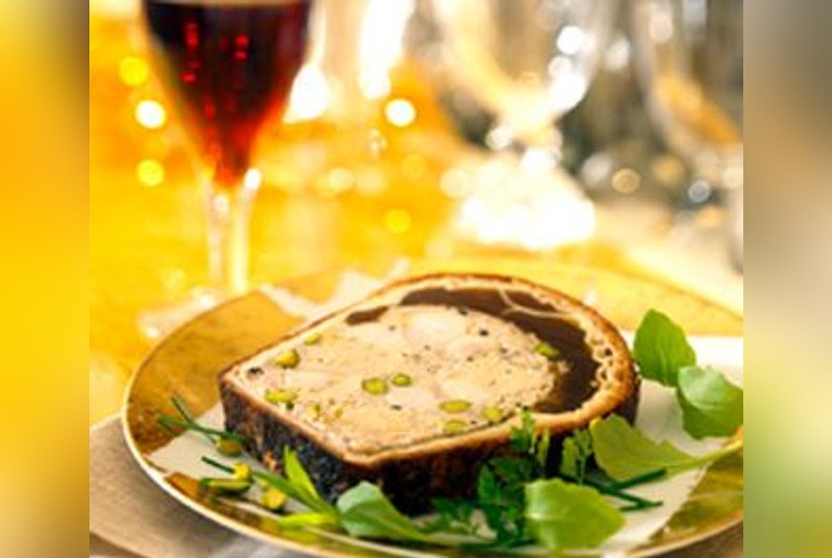 Pâté en croûte de foie gras à la Bière de Noël