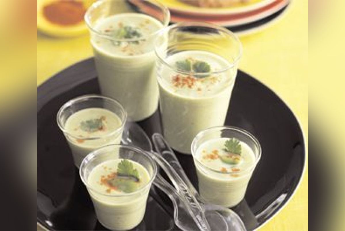 Gaspacho de fèves au lait de coco - Gaspacho fèves coco : Version Femina