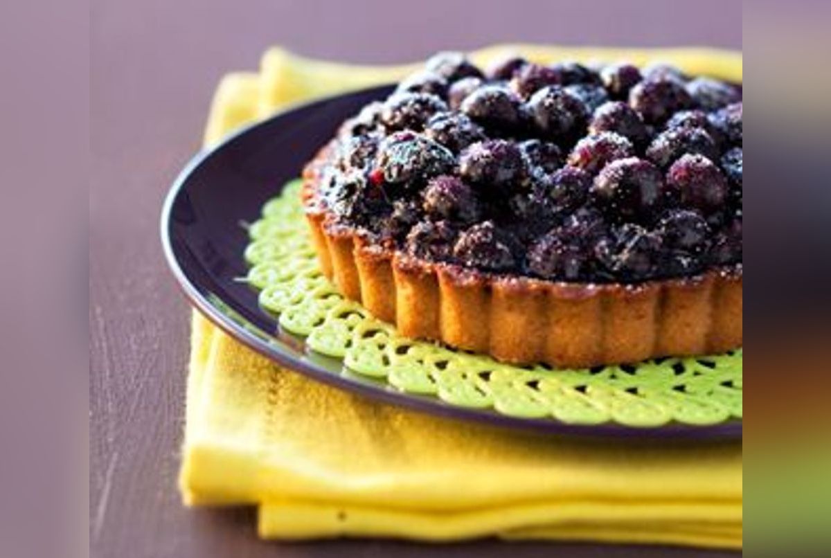 Tarte aux myrtilles légère - Recette tarte sucrée Version Femina