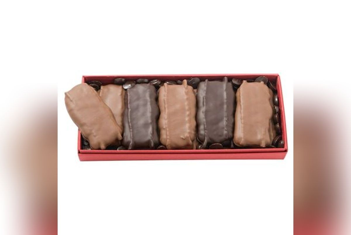 Boîte d'orangettes au chocolat noir - Monbana Chocolatier