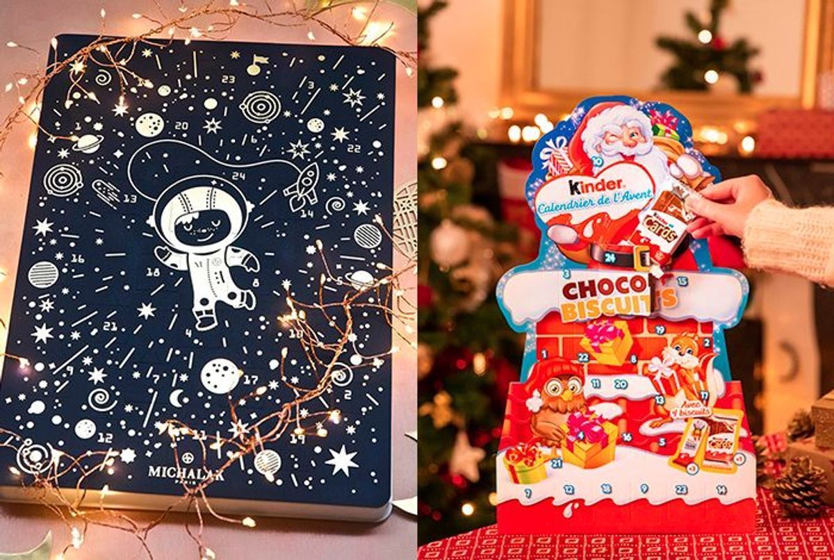 Calendrier de l'avent Chocolat Kinder (Bueno, White) : Un Noël de