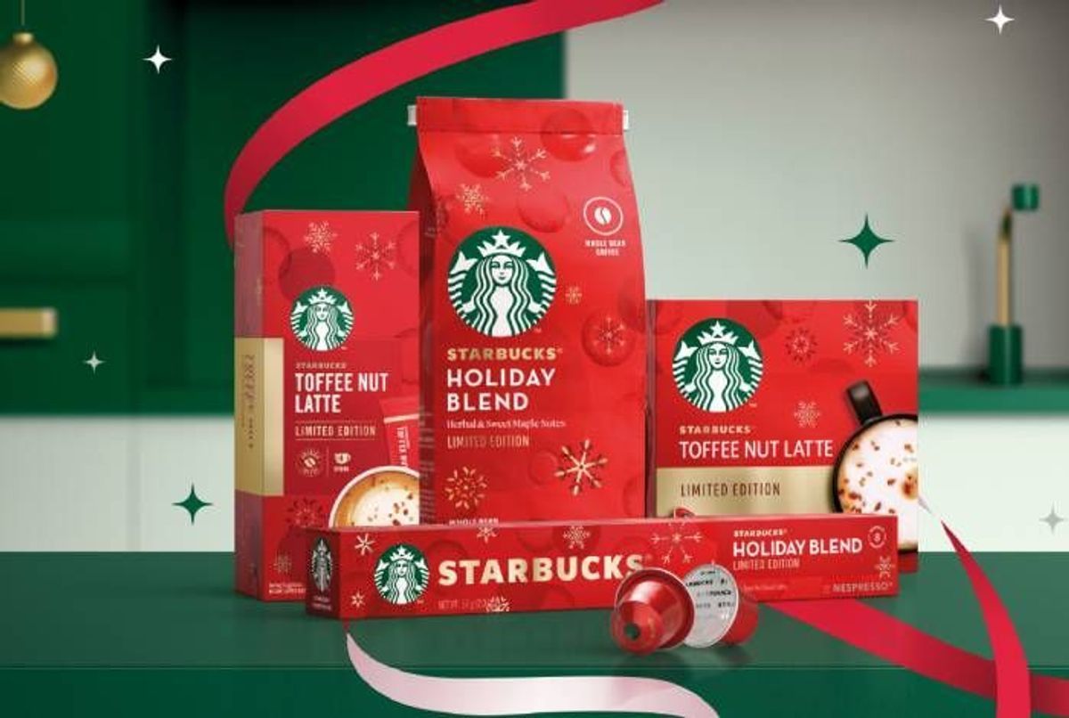 Starbucks lance une collection de Noël à déguster à la maison