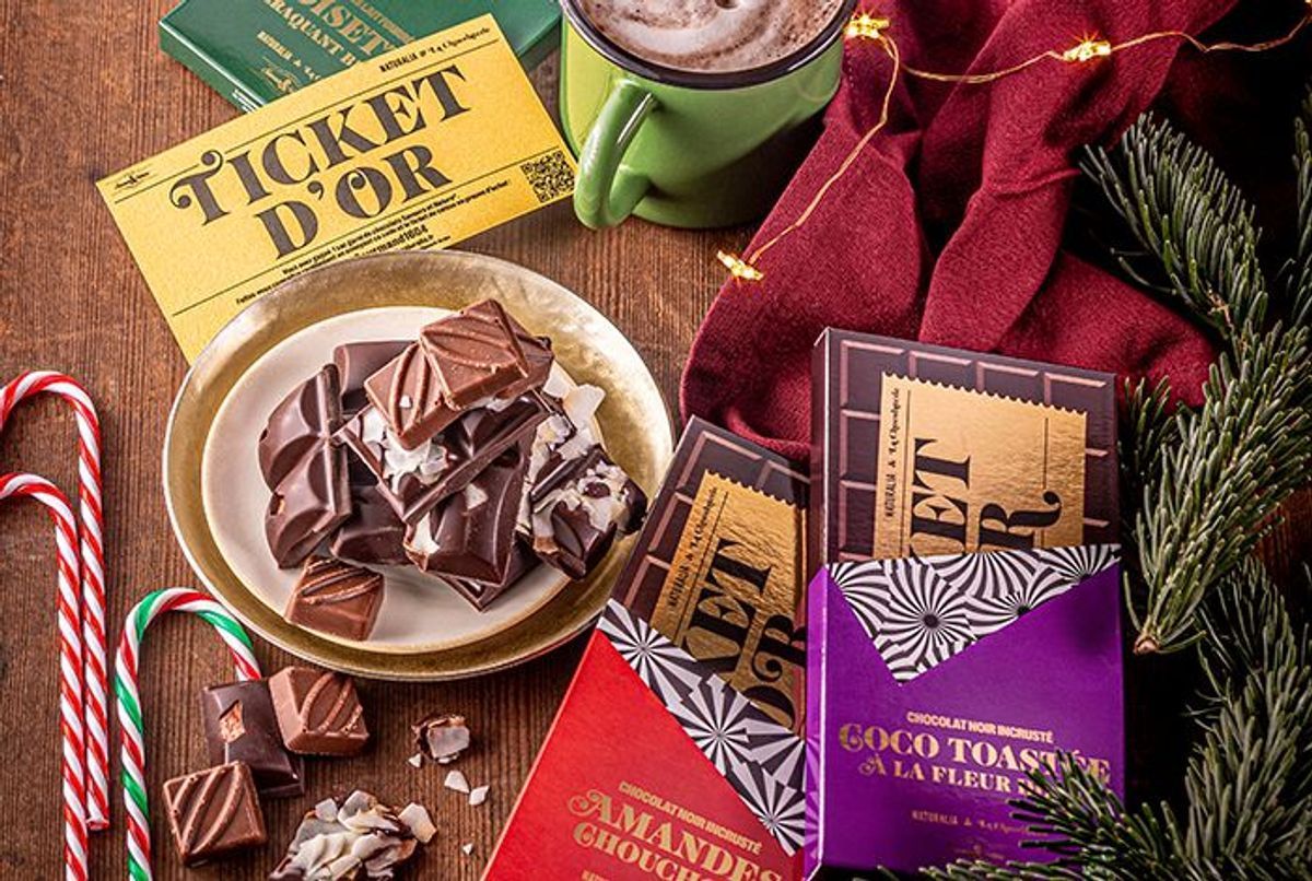 Des idées cadeaux de la Chocolaterie Weiss sous forme de packs gourmands!