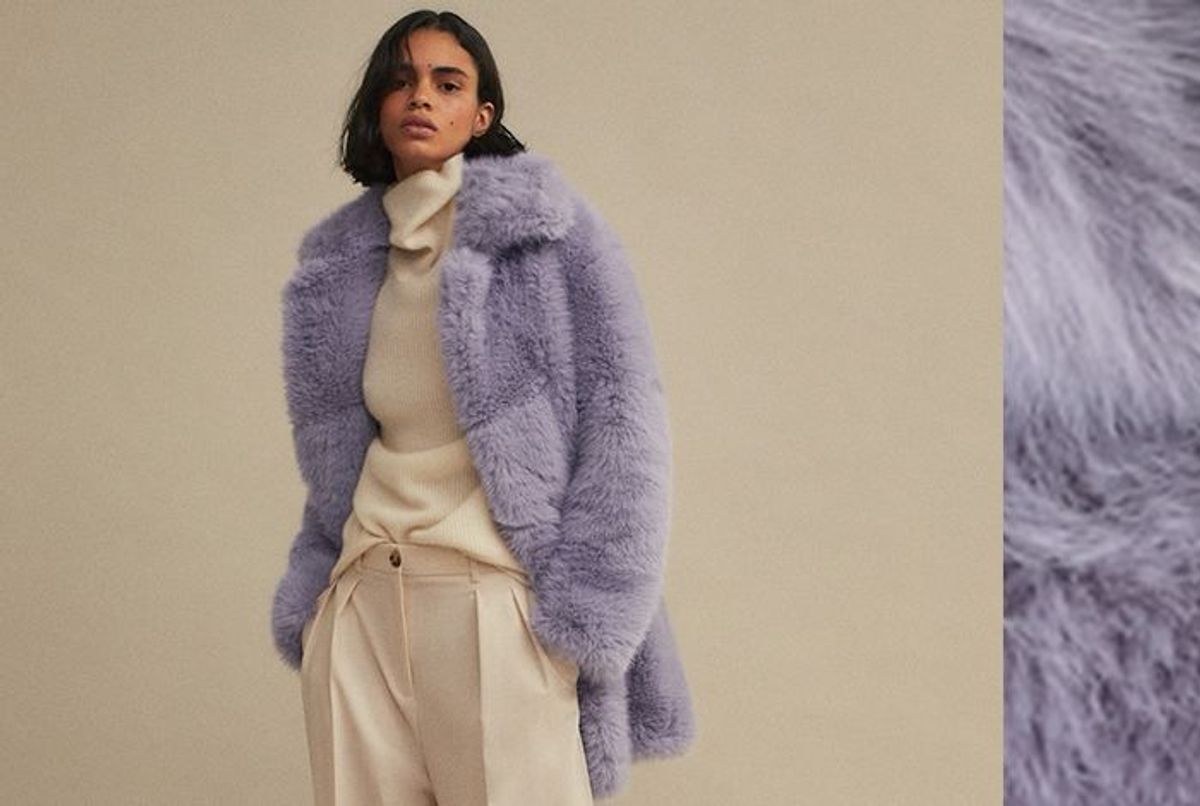 Le manteau en fausse fourrure, tendance de la fin de l'ann?�e ? Voici notre s?�lection