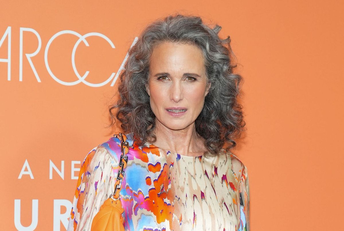 Andie Macdowell Cheveux Gris Et Rides « Je Veux être Vieille Je