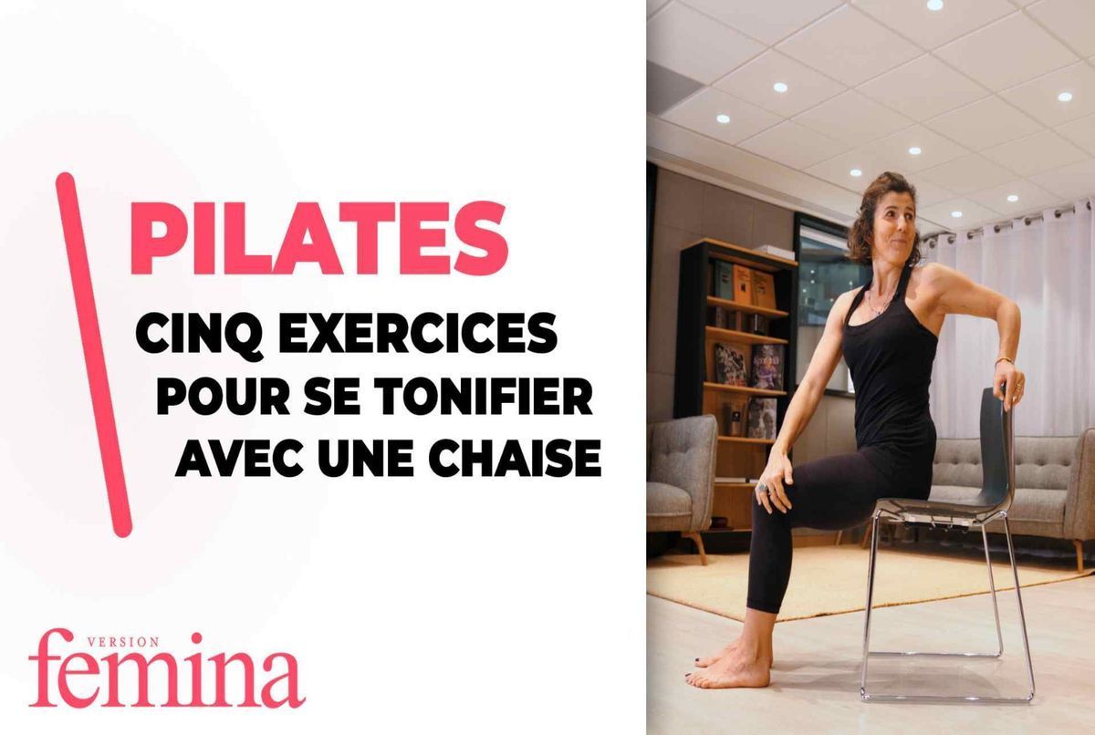 Cinq exercices pour s’étirer et se tonifier avec une chaise en Pilates