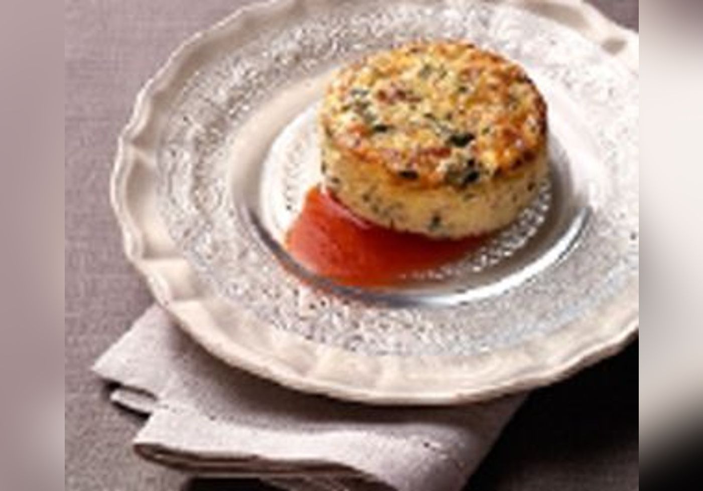 Timbale Léontine au hachis de jambon