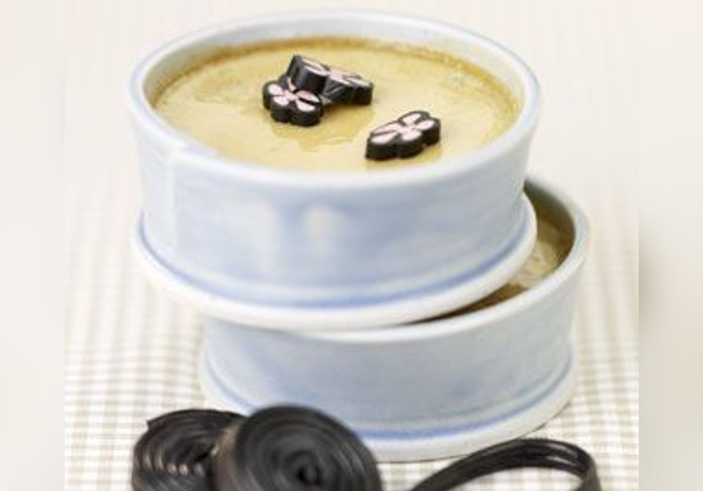 Petits pots de crème café à la réglisse