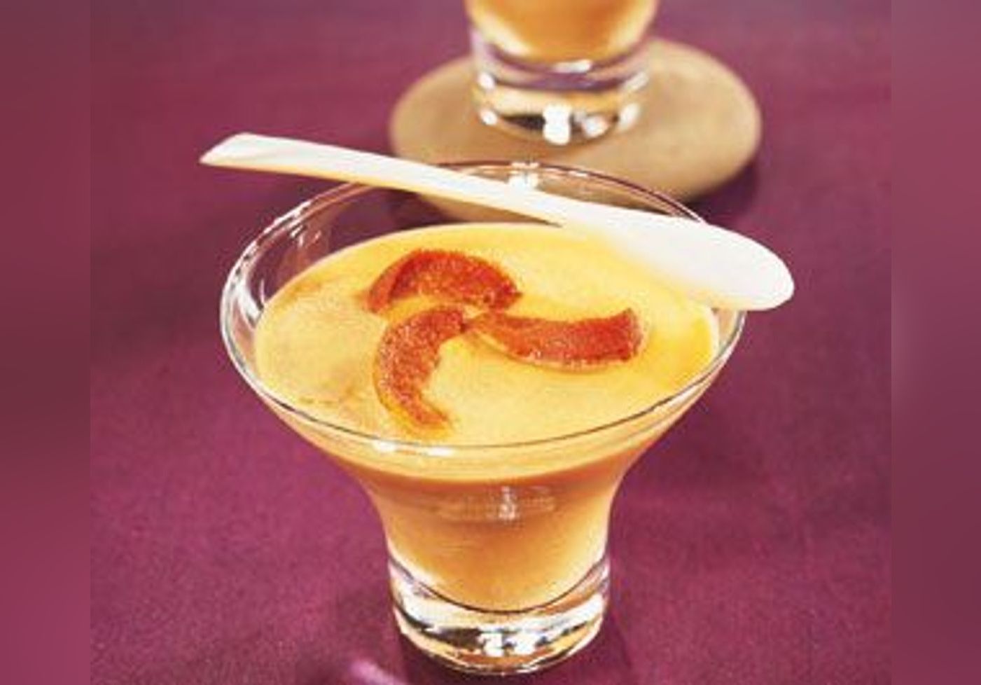 Verrine d’oursin au potiron