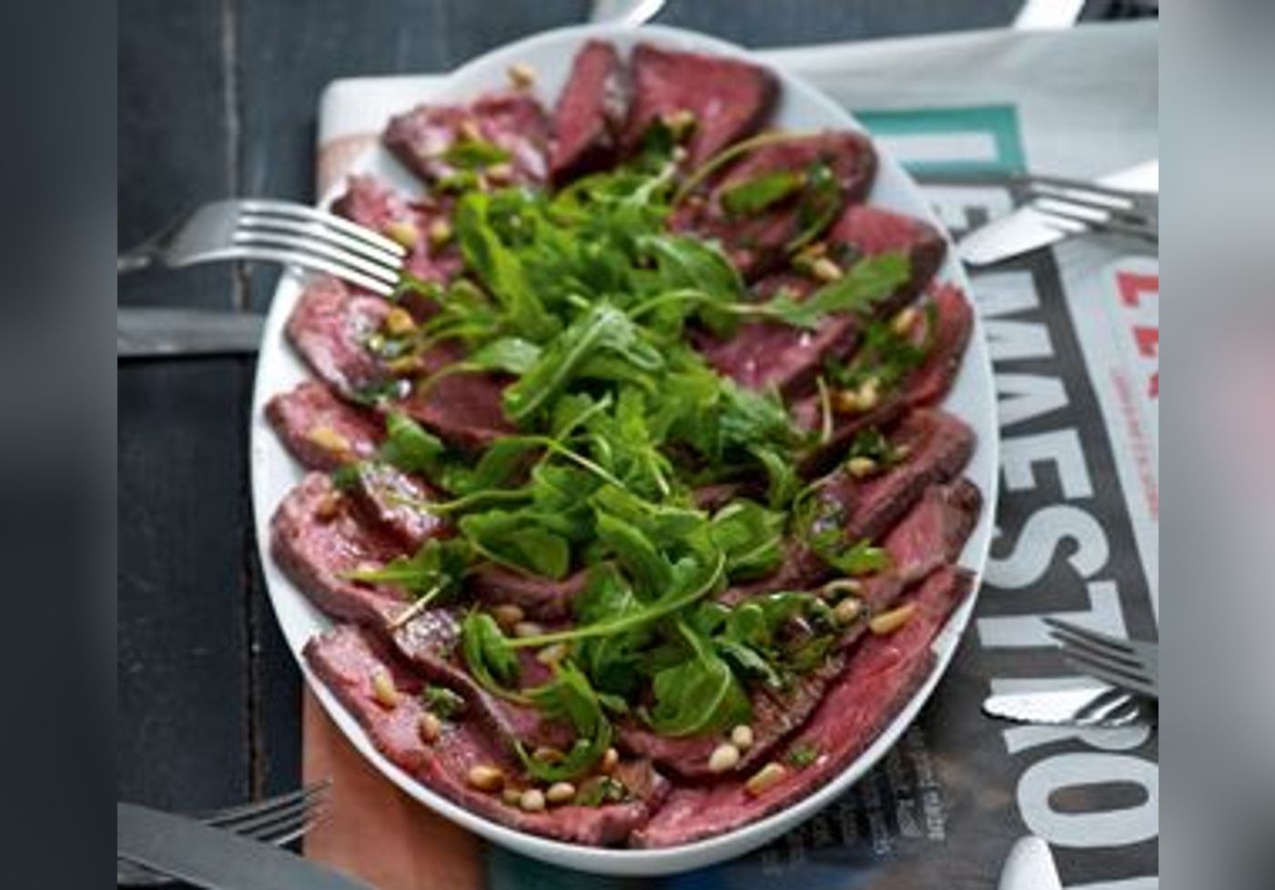Rôti de boeuf façon carpaccio - Recette facile