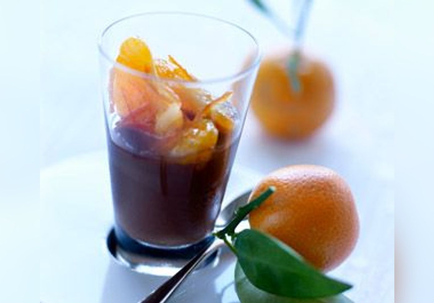 Crème au chocolat et clémentines miconfites Recette clémentines