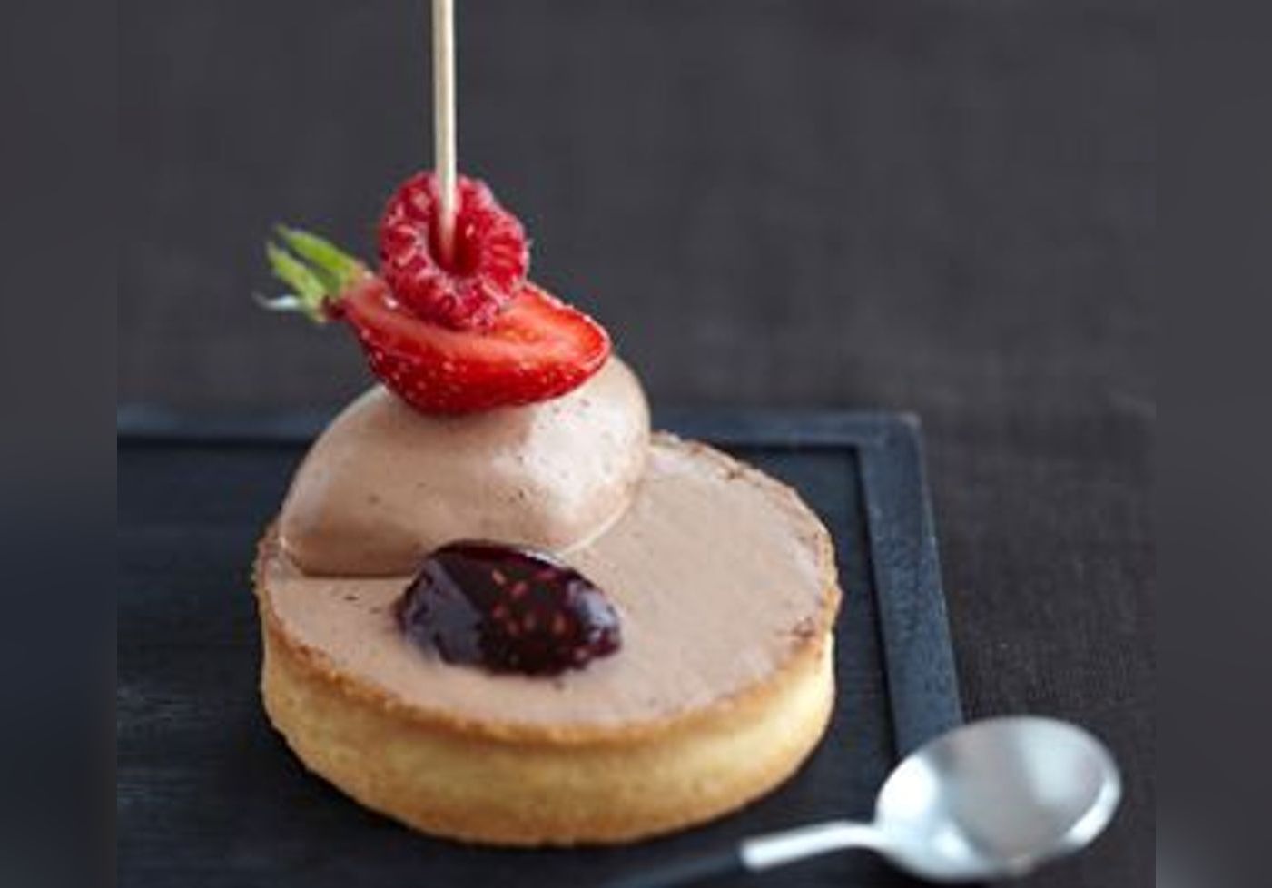 Tartelette chocolat lait en ganache - Recette de chef