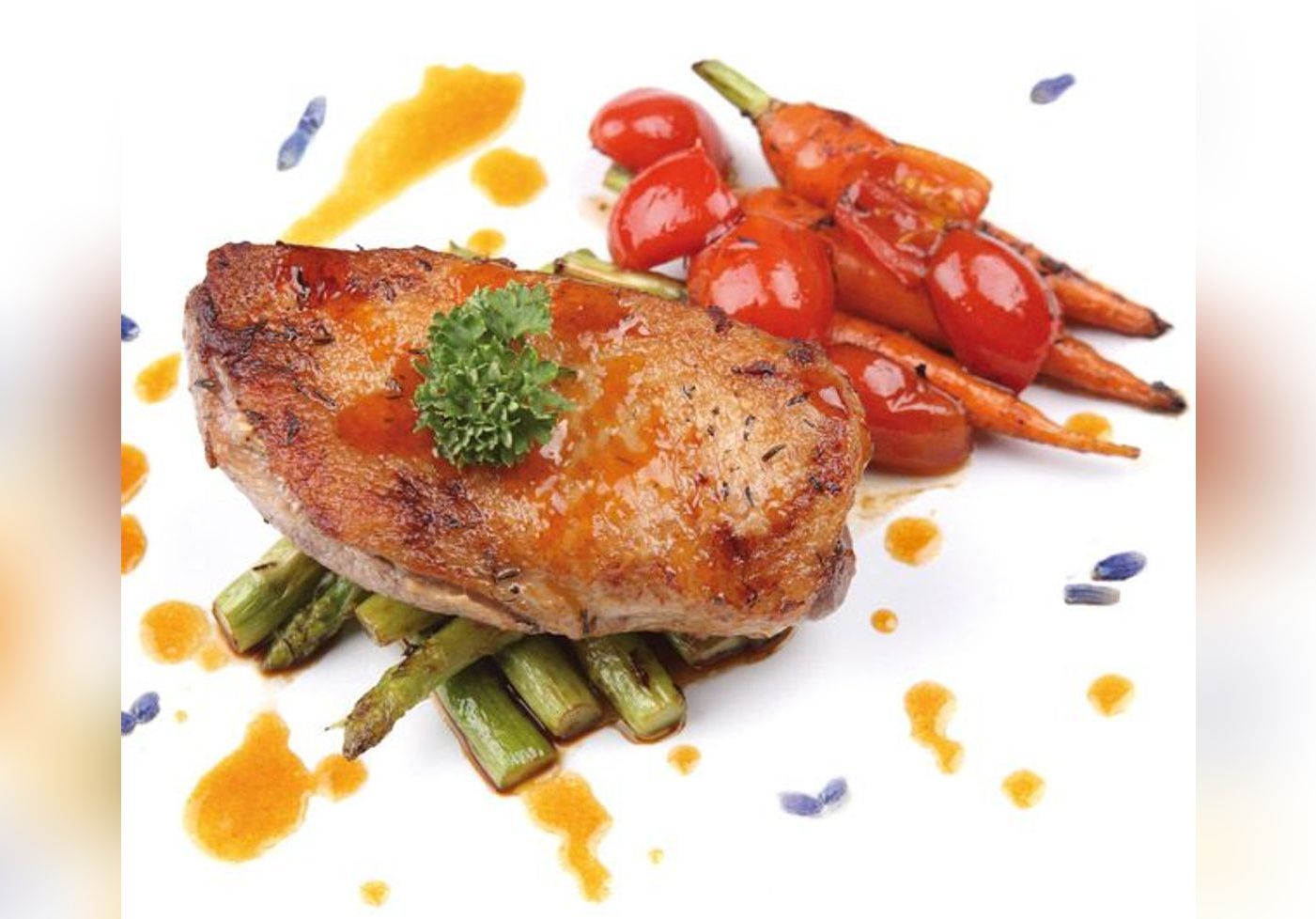 Aiguillettes de canard au miel de lavandin - Recette