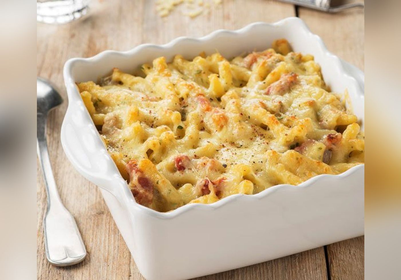 Gratin de macaroni à l'abondance - Recette