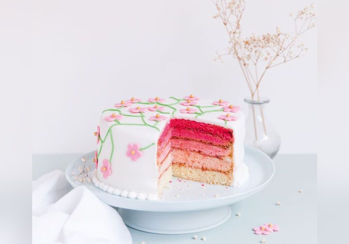 Recette Du Pink Rainbow Cake