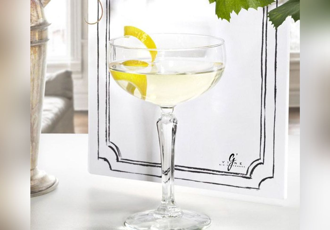 Cocktail G'Vine Martini cocktail avec gin Recette Version Femina