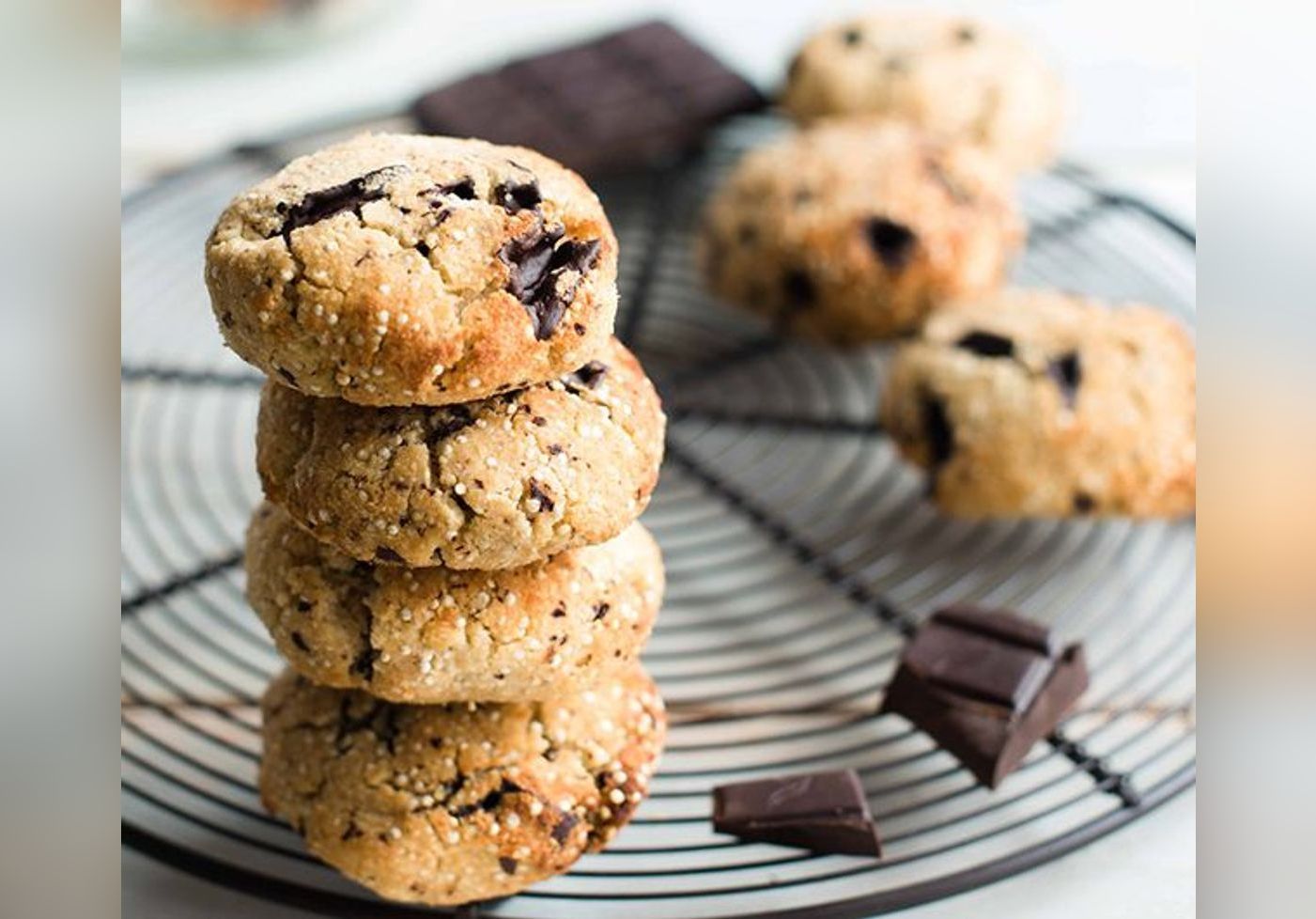 Cookies au chocolat et quinoa : recette Version Femina