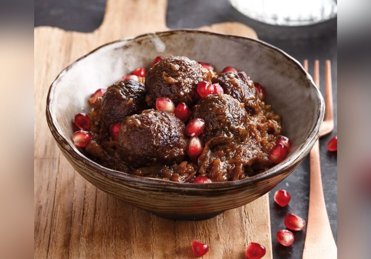 Recette libanaise : boulettes d'agneau, mélasse de grenade
