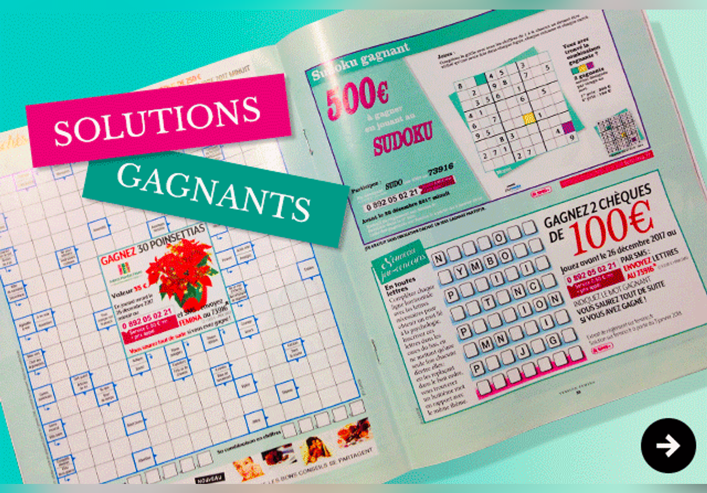 Solutions Et Gagnants Des Jeux Du Magazine