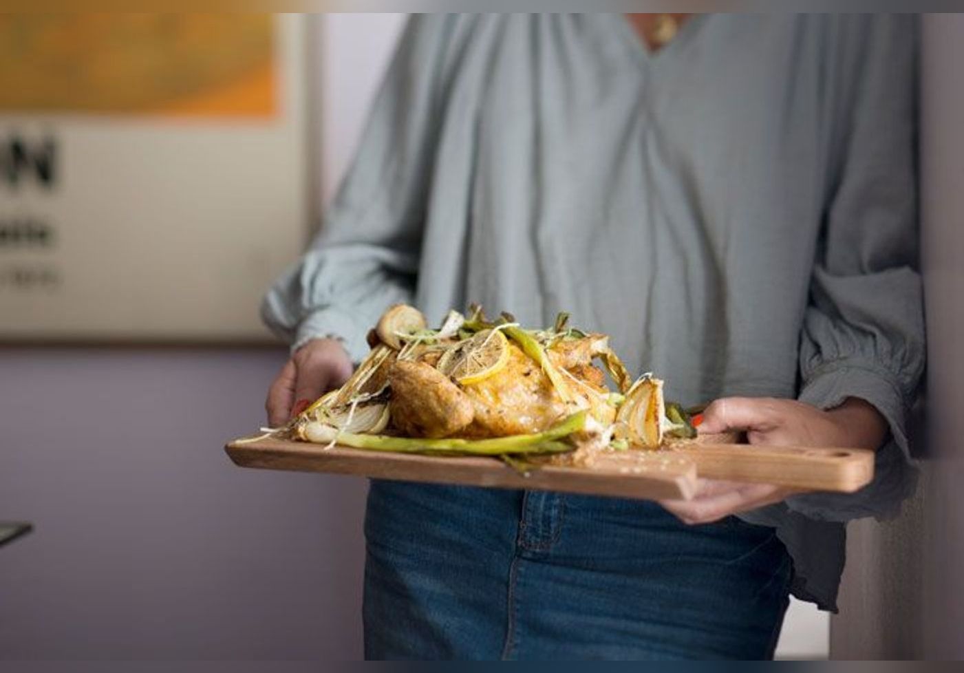 Poulet rôti en crapaudine, citron et cumin d'Hélène Darroze