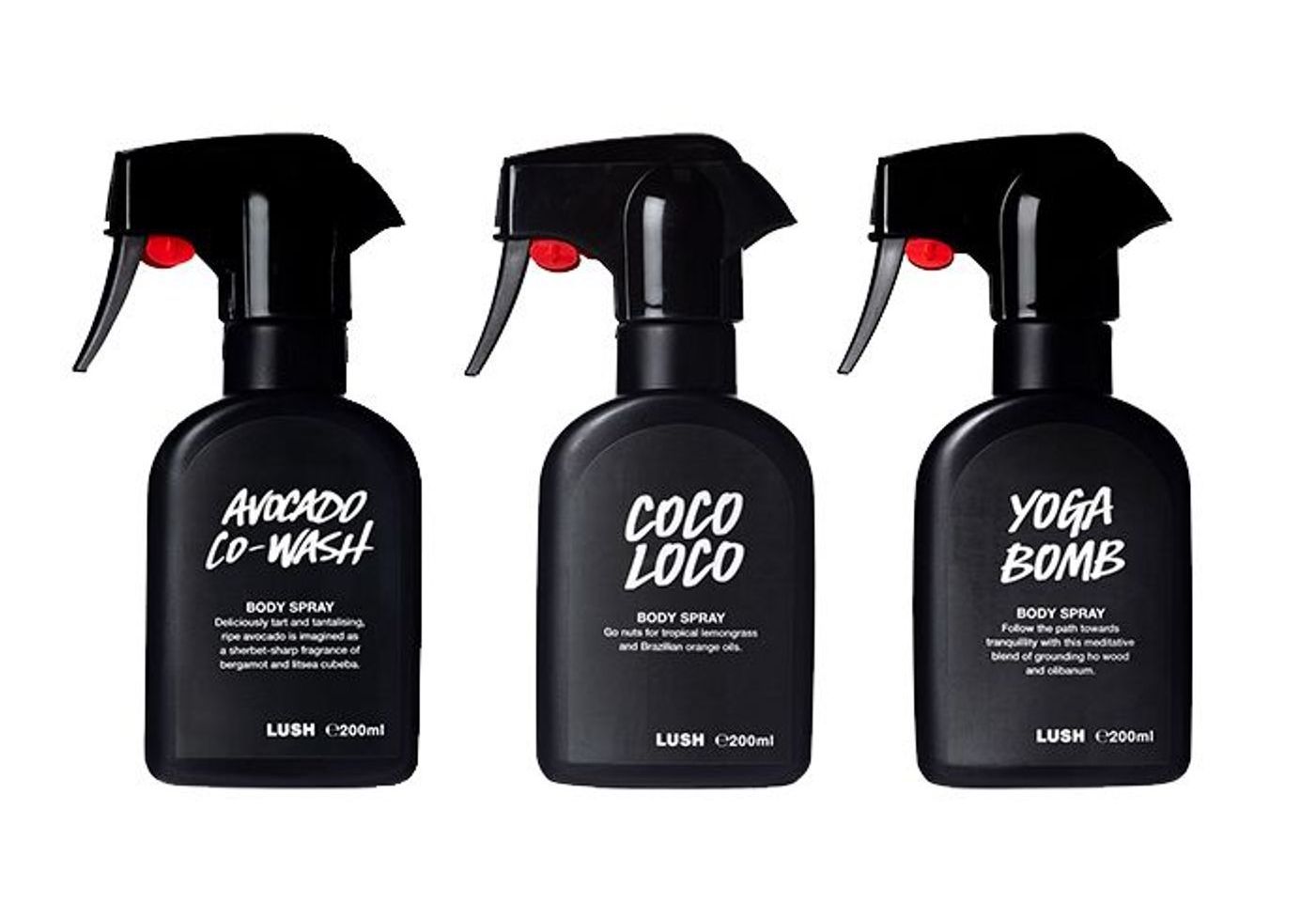 Lush lance une gigantesque collection de sprays corporels pour Noël