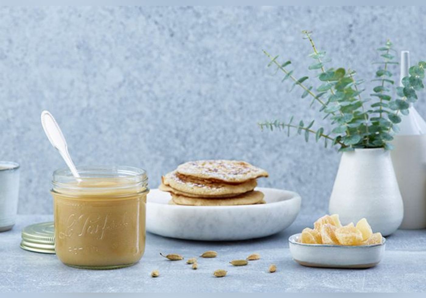 Compote de poires, gingembre et cardamome