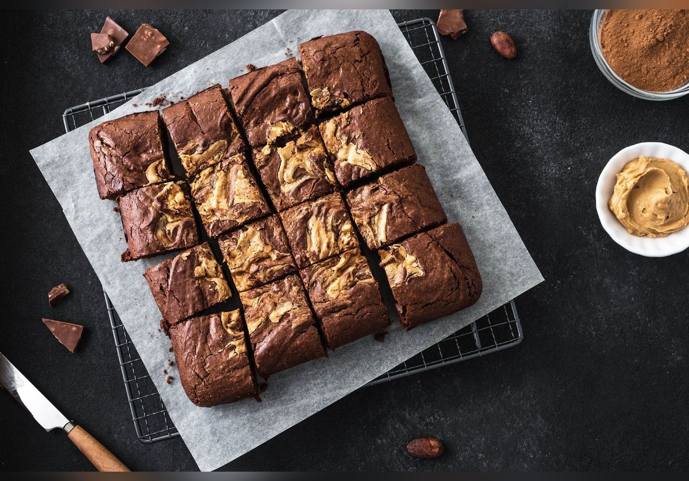 Laurent Mariotte Devoile Sa Recette Ultra Gourmande De Brownie Au Beurre De Cacahuetes Un Dessert Reconfortant Et Tres Facile A Realiser