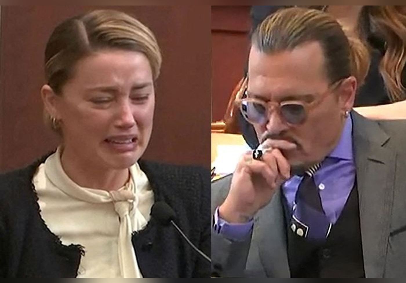 Voici pourquoi Johnny Depp refuse de regarder Amber Heard droit dans les yeux malgré ses pleurs… L’acteur ne lui a pas jeté un seul regard
