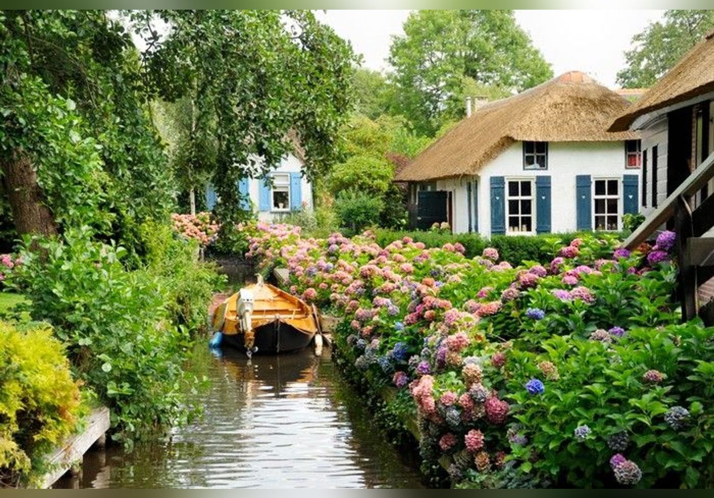 Dit kleine dorp, gelegen in Nederland, is als een sprookjesachtige omgeving