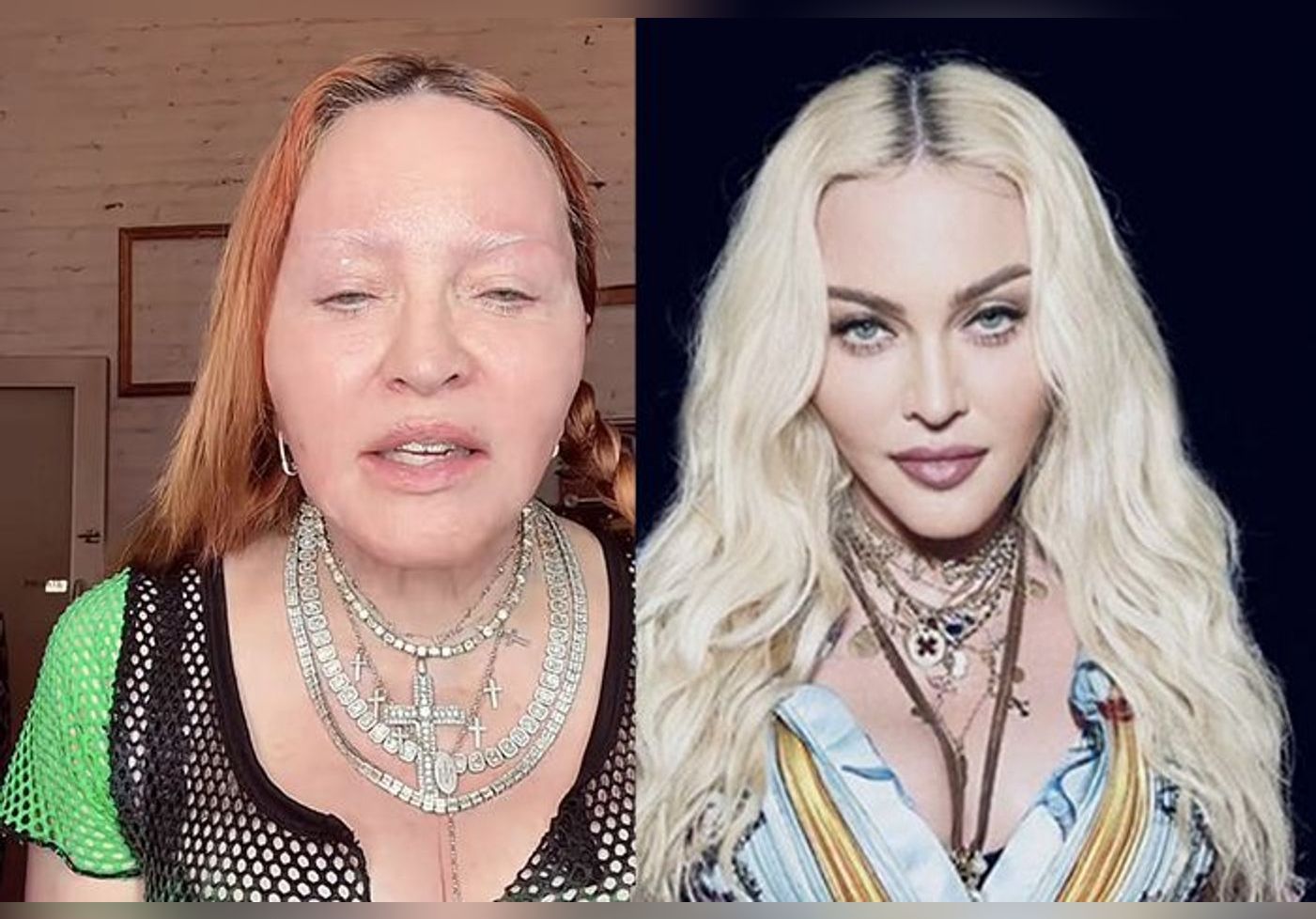 Madonna Sans Maquillage Méconnaissable Elle Dévoile Son Visage Naturel Sans Filtre… Ses Fans