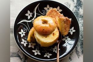 Pomme Au Four Et Son Pain Perdu