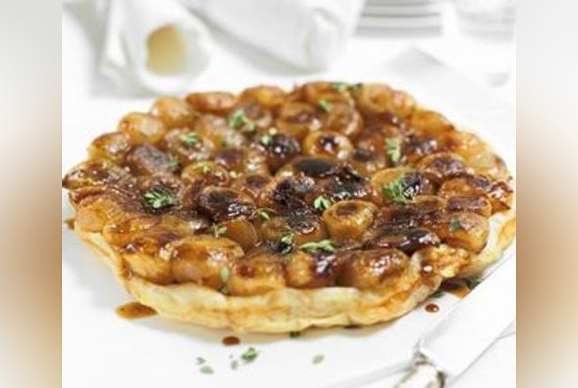 Tarte Aux Oignons Rouges Caramelises Recette Tarte Salee Version