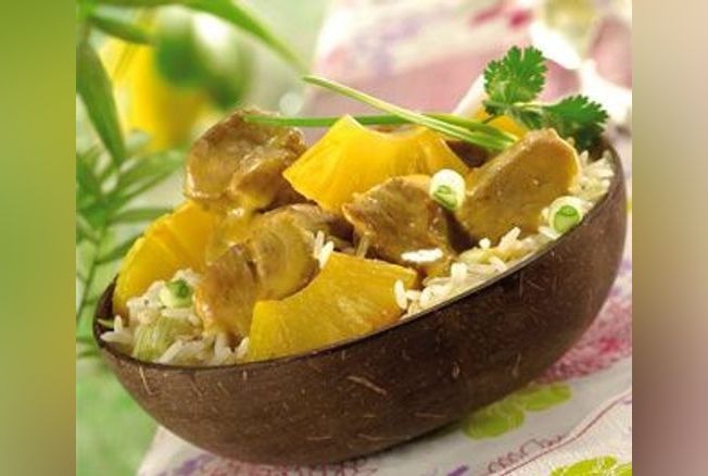 La recette du curry de porc à l’ananas