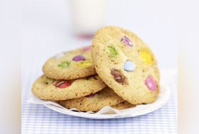 Cookies chocolat blanc aux Smarties