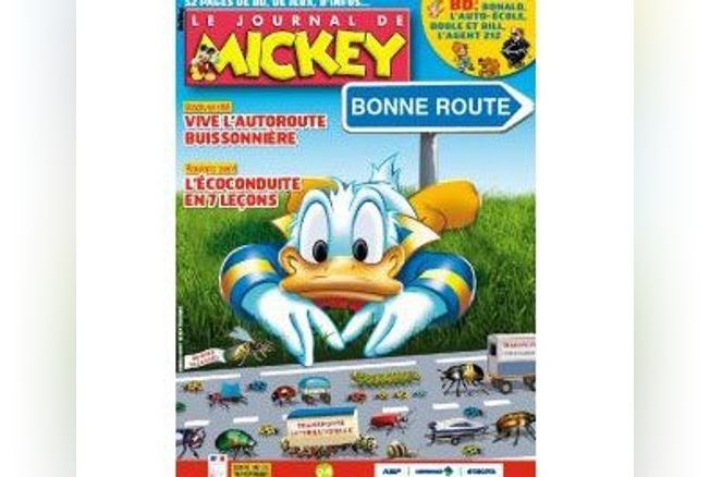 Le Journal de Mickey sensibilise gratuitement à la sécurité routière