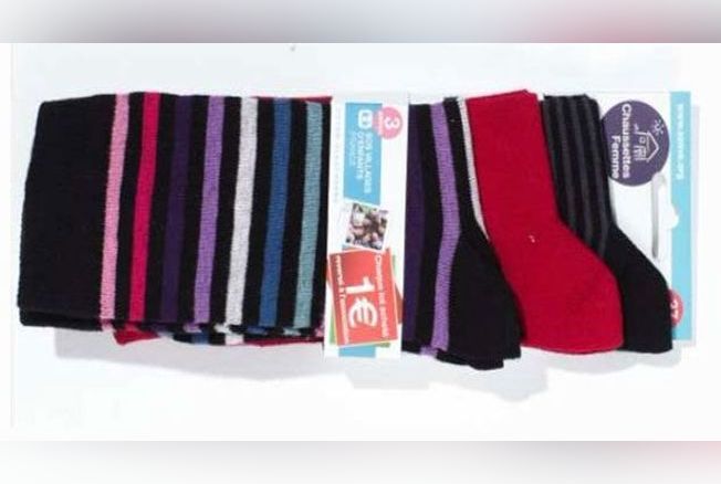 Auchan lance une gamme de chaussettes solidaires