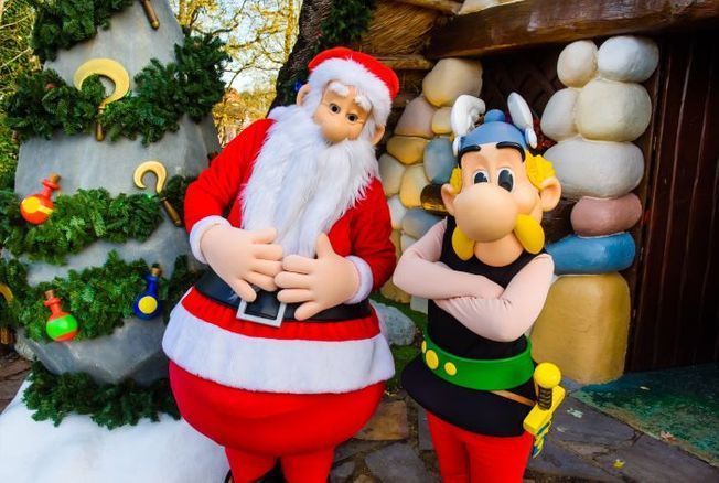 Le Parc Astérix fête Noël en grande pompe et ouvre pour la première fois au 