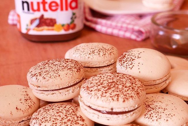 Macarons Nutella chocolat blanc - Les Délices d'Oum Kamila